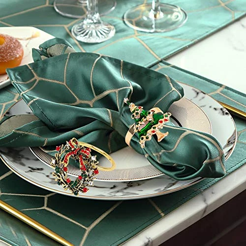 8 Pieces Christmas Napkin Rings Wreath Christmas Tree Napkin Holders Table Decor Set For Christmas Holiday Dinner Wedding Party Banquet Dinning Table Decoration 3 8 Pieces Christmas Napkin Rings Wreath Christmas Tree Napkin Holders Table Decor Set For Christmas Holiday Dinner Wedding Party Banquet Dinning Table Decoration - Image 3