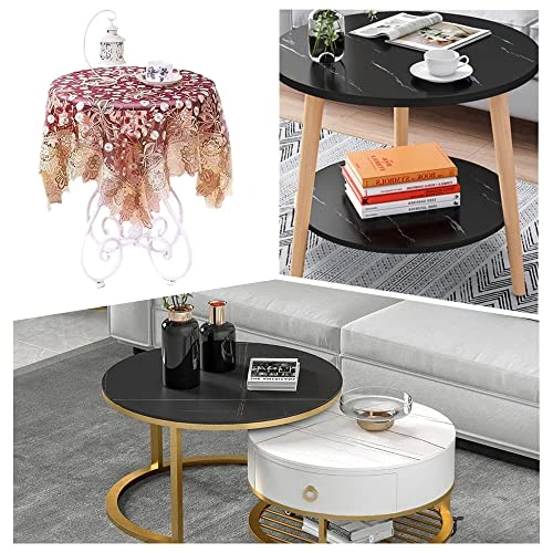 Small Square Tablecloth Pink Lace Edge Table Toppers Lace Table Cloth For Wedding Party Home Kitchen Living Room 7 Small Square Tablecloth Pink Lace Edge Table Toppers Lace Table Cloth For Wedding Party Home Kitchen Living Room - Image 7