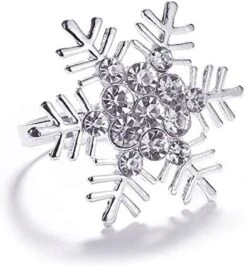 Set Of 8 Christmas Wreath Napkin Rings Set- Diamond Wreath Xmas Napkin Ring Holders For Cloth Napkins, Christmas Holiday Party Dinner Table Decoration -Generic Furniture Shop 51QfWc3JQbL. AC