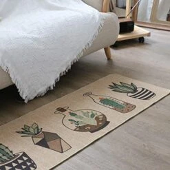 Famibay Kitchen Rugs And Mats Non Skid Washable Kitchen Rugs With Rubber Backing Kitchen Mat Set Stain&Wear Resistant Kitchen Carpet Rugs Low Pile Country Decorative Floor Mats For Home Kitchen -Generic Furniture Shop 51Quog0F06L