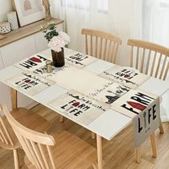 Thanksgiving Table Runner With Placemats Set Of 6 - Happy Thanksgiving Turkey Autumn Fall Harvest Pumpkin Maple Leaves 13 X 90 Inch Table Runner Set Cotton Linen Table Mats For Dining Table 28 Thanksgiving Table Runner With Placemats Set Of 6 - Happy Thanksgiving Turkey Autumn Fall Harvest Pumpkin Maple Leaves 13 X 90 Inch Table Runner Set Cotton Linen Table Mats For Dining Table -Generic Furniture Shop 51SYnWblNfL. AC