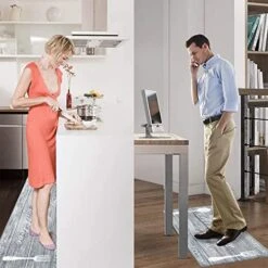 Pauwer Anti Fatigue Kitchen Mats Set Of 2 Farmhouse Kitchen Rugs Non Skid Washable, Cushioned Kitchen Floor Mats, Waterproof Memory Foam Kitchen Runner Rug Comfort Standing Mat For Kitchen Home Office -Generic Furniture Shop 51SwoOkEtXL