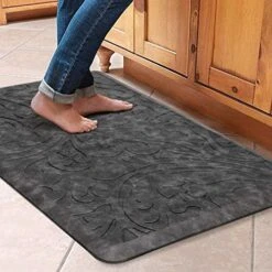 2PCS Kitchen Mat Cushioned Anti-Fatigue Floor Mat,Waterproof Non-Slip Standing Mat,Ergonomic Comfort Floor Mat Rug For Home,Office,Sink,Laundry,Desk(17.3"x28"+17.3"x60",Brown) -Generic Furniture Shop 51T9ZnLe4xL. AC