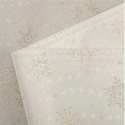 White Placemats Set Of 4, Gold Snowflake Placemats For Dining Room Kitchen Party Winter Holiday, Heavy Weight Soft Farmhouse Place Mats (13 X 19 Inch) -Generic Furniture Shop 51TrYr2fxTL