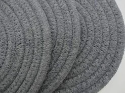 Kitchen Potholders Set Trivets Set Pure Cotton Thread Weave Hot Pot Holders Set Hot Pads Hot Mats, Round Stylish Coasters, Diameter 7 Inches, Set Of 3 (Dark Grey, 7") 8 Kitchen Potholders Set Trivets Set Pure Cotton Thread Weave Hot Pot Holders Set Hot Pads Hot Mats, Round Stylish Coasters, Diameter 7 Inches, Set Of 3 (Dark Grey, 7") -Generic Furniture Shop 51Ttww8khXL