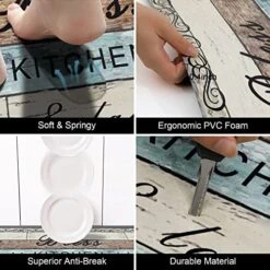 Farmhouse Anti Fatigue Kitchen Rug Sets 2 Piece Non Slip Cushioned Kitchen Rugs And Mats Set Waterproof Kitchen Mats For Floor Kitchen Carpet Rug Runner For Sink Laundry Standing -Generic Furniture Shop 51UrID0cVGL