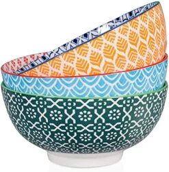 Salad Pho Soup Bowls Set For Eating, 55oz Lareina Extra Large Stackable Ramen Pasta Ceramic Serving Bowls, Big Round Microwavable Porcelain Bowls For Kitchen, Ideal Housewarming Gift -Generic Furniture Shop 51W9DgUOzmS. AC