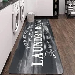 Cekene Laundry Room Runner Rug Non-Slip Rubber Laundry Floor Mat Durable Washable Mats For Washhouse Kitchen Doormat Farmhouse Decor 20x59 Inch -Generic Furniture Shop 51W9ku1YlbL. AC