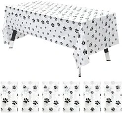 6 Pack Happy Birthday Plastic Tablecloths,108" X 54"Rectangle Disposable Table Covers For Picnic Birthday Wedding Parties … -Generic Furniture Shop 51WQE6uW3BL. AC