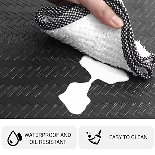 Kitchen Mat Anti Fatigue Kitchen Floor Mat Black Kitchen Rug Non-Skid Waterproof Kitchen Mats And Rugs Ergonomic Comfort Standing Desk Mat Memory Foam Mat For Home Office Sink 17"x29" 3 Kitchen Mat Anti Fatigue Kitchen Floor Mat Black Kitchen Rug Non-Skid Waterproof Kitchen Mats And Rugs Ergonomic Comfort Standing Desk Mat Memory Foam Mat For Home Office Sink 17"x29" - Image 3