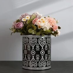 Ceramic Utensil Holder For Kitchen Counter - Large Black Utensil Crock For Countertop Organization - Modern Farmhouse Decor Kitchen Accessories - Dishwasher Safe -Generic Furniture Shop 51X0HwGnOdL