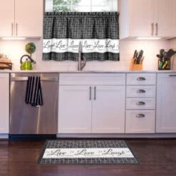 Ti-Fatigue Floor Comfort Mat - 18 X 30 Inch (Home Sweet Home) - Waterproof Non-Slip Rug - Easy To Clean Cushioned Mat For Kitchen, Bathroom, Standing Desk & Office - Achim Home Decor -Generic Furniture Shop 51YbCbglXL. AC