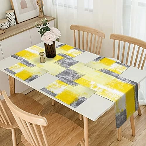 Thanksgiving Table Runner With Placemats Set Of 6 - Happy Thanksgiving Turkey Autumn Fall Harvest Pumpkin Maple Leaves 13 X 90 Inch Table Runner Set Cotton Linen Table Mats For Dining Table 10 Thanksgiving Table Runner With Placemats Set Of 6 - Happy Thanksgiving Turkey Autumn Fall Harvest Pumpkin Maple Leaves 13 X 90 Inch Table Runner Set Cotton Linen Table Mats For Dining Table - Image 10