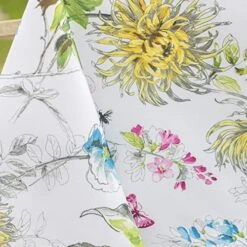 Indoor Outdoor Spillproof Fabric Tablecloth For Spring/Summer/Party/Picnic (Blooming Floral, 60" X 84" Rectangular) 17 Indoor Outdoor Spillproof Fabric Tablecloth For Spring/Summer/Party/Picnic (Blooming Floral, 60" X 84" Rectangular) -Generic Furniture Shop 51Z8CDmvhCL