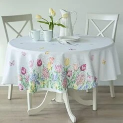 Spring Tablecloth, Fabric Spillproof Indoor/Outdoor Easter And Spring Table Cloth (Fiona, 60" X 84" Rectangular) 14 Spring Tablecloth, Fabric Spillproof Indoor/Outdoor Easter And Spring Table Cloth (Fiona, 60" X 84" Rectangular) -Generic Furniture Shop 51ZYCsy1cVL. AC