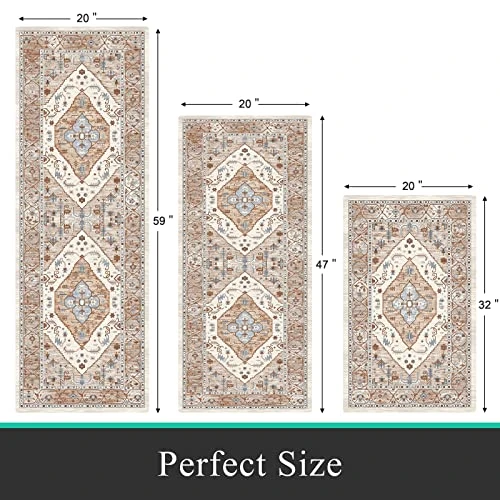 Pauwer Boho Kitchen Rugs Sets Of 3 Farmhouse Kitchen Runner Rugs And Mats Non Skid Washable Kitchen Mats For Floor Cushioned Waterproof Kitchen Floor Mat Laundry Room Area Rug Runner Carpet 1 Pauwer Boho Kitchen Rugs Sets Of 3 Farmhouse Kitchen Runner Rugs And Mats Non Skid Washable Kitchen Mats For Floor Cushioned Waterproof Kitchen Floor Mat Laundry Room Area Rug Runner Carpet
