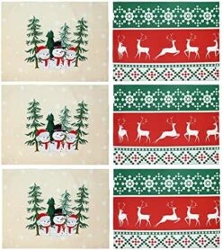 Summer Placemats Set Of 4 - Double Sided Pattern Washable Placemats, Placement Mats For Dining Table, Table Placemats Set Of 4, Linen Placemats, Dining Table Mats, Plate Mat Set, 18"X13" -Generic Furniture Shop 51ZvSzpHqJL. AC