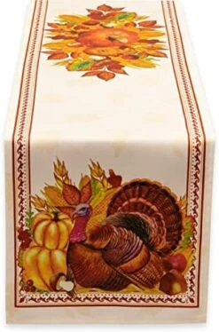 Printed Fall Tablecloth, Thanksgiving Harvest Party Collection - Wrinkle Free Table Cloth For Kitchen Dining Tabletop Decoration Parties Harvest, 60 X 120 Inch Rectangle -Generic Furniture Shop 51a6KcWVIL. AC
