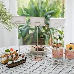 10pcs Place Card Photo Holder Clips, Name Table Number Memo Picture Holder Stands, Card Paper Menu Clip, For Wedding Party Decoration -Generic Furniture Shop 51a6g3hSR3L