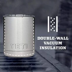 Yeti Rambler 10 Oz Lowball, Vacuum Insulated, Stainless Steel With Standard Lid -Generic Furniture Shop 51aCxDZvgQL