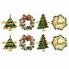 8 Pieces Christmas Napkin Rings Wreath Christmas Tree Napkin Holders Table Decor Set For Christmas Holiday Dinner Wedding Party Banquet Dinning Table Decoration