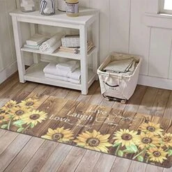 2Pcs Kitchen Rug Runner Set Anti Fatigue Sunflower Mats For Home Office Non Slip Waterproof Heavy Duty Comfort Standing Mats(17''x28''+17''x47'', Burlywood) 10 2Pcs Kitchen Rug Runner Set Anti Fatigue Sunflower Mats For Home Office Non Slip Waterproof Heavy Duty Comfort Standing Mats(17''x28''+17''x47'', Burlywood) -Generic Furniture Shop 51bDCGh4JmL