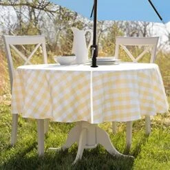 Indoor Outdoor Spillproof Fabric Tablecloth For Spring/Summer/Party/Picnic (Harper, 60" X 84" Rectangular) 25 Indoor Outdoor Spillproof Fabric Tablecloth For Spring/Summer/Party/Picnic (Harper, 60" X 84" Rectangular) -Generic Furniture Shop 51c23yYiHaL. AC