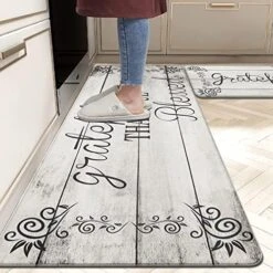 Anti Fatigue Kitchen Rug Sets 2 Piece Non Skid Waterproof Cushioned Kitchen Floor Mat Comfort Heavy Duty Standing Mats Farmhouse Kitchen Rugs And Mats Runner Rugs For Laundry -Generic Furniture Shop 51cHtF0V8mL. AC