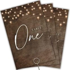 Wedding Table Numbers - Gold Table Numbers For Wedding Reception - Table Number Cards - Table Wedding Number Cards - Table Numbers 1-30 - 4x6 Inches -Generic Furniture Shop 51cMAp9BHgL. AC