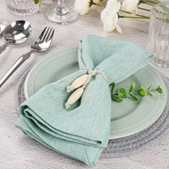 Handcraft Flower Napkin Rings Set Of 6,Pink Peony Flower Handmade Napkin Holder Rings Table Decorations For Summer,Wedding,Luncheons,Picnics,Banquet, Birthday,Christmas,Valentine's, Thanksgiving -Generic Furniture Shop 51cgv4np1L. AC