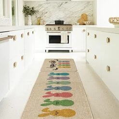 Artoid Mode Happy Easter Rabbits Decorative Kitchen Mats Set Of 2, Home Seasonal Spring Easter Holiday Holiday Party Low-Profile Floor Mat - 17x29 And 17x47 Inch 9 Artoid Mode Happy Easter Rabbits Decorative Kitchen Mats Set Of 2, Home Seasonal Spring Easter Holiday Holiday Party Low-Profile Floor Mat - 17x29 And 17x47 Inch -Generic Furniture Shop 51ctSL2FXXL