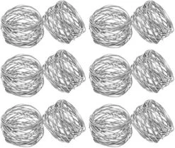 Handmade Round Mesh Napkin Rings Holder For Dinning Table Parties Everyday (Silver, 12) 17 Handmade Round Mesh Napkin Rings Holder For Dinning Table Parties Everyday (Silver, 12) -Generic Furniture Shop 51d2cTHxAFL. AC 1