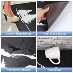 Hoikwo 2 Pcs Home Kitchen Decor Bear Rugs And Mats For Floor, Apartment Essentials, 0.47inch Thick Cushioned Anti Fatigue Mats Winter Kitchen Floor Mat For Sink, Laundry, Office 12 Hoikwo 2 Pcs Home Kitchen Decor Bear Rugs And Mats For Floor, Apartment Essentials, 0.47inch Thick Cushioned Anti Fatigue Mats Winter Kitchen Floor Mat For Sink, Laundry, Office -Generic Furniture Shop 51e6PnsqEkL