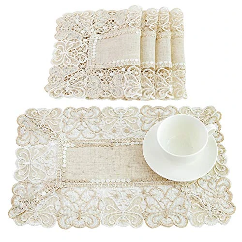 Table Mats Beautiful Table Placemats Set Of 4 Table Place Mats 18 X 12 Inch Placemats For Dining Kitchen Table Wedding Home Decor 1 Table Mats Beautiful Table Placemats Set Of 4 Table Place Mats 18 X 12 Inch Placemats For Dining Kitchen Table Wedding Home Decor