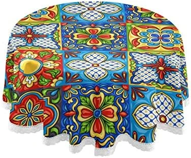 Mandala Round Tablecloth 60 Inch Macrame Lace Table Cloth Table Cover For Kitchen Dinning Tabletop Decor 13 Mandala Round Tablecloth 60 Inch Macrame Lace Table Cloth Table Cover For Kitchen Dinning Tabletop Decor - Image 13