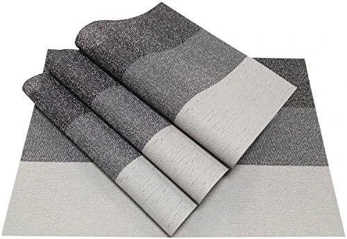 Placemats Set Of 4 Washable Heat-Resistant Non Slip Braided Table Mats Woven PVC Vinyl Kitchen Dining Patio Table Place Mats For Dinner Parties BBQs Indoor And Ourdoor Use.18"x12"(Bamboo-Beige) 7 Placemats Set Of 4 Washable Heat-Resistant Non Slip Braided Table Mats Woven PVC Vinyl Kitchen Dining Patio Table Place Mats For Dinner Parties BBQs Indoor And Ourdoor Use.18"x12"(Bamboo-Beige) - Image 7