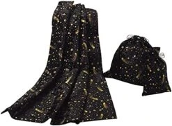 BLESSUME Altar Tarot Card Table Cloth With Tarot Bag Divination Wicca Velvet (Blue 5) -Generic Furniture Shop 51f092G3XQS. AC