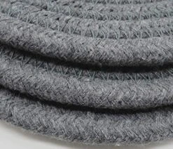 Kitchen Potholders Set Trivets Set Pure Cotton Thread Weave Hot Pot Holders Set Hot Pads Hot Mats, Round Stylish Coasters, Diameter 7 Inches, Set Of 3 (Dark Grey, 7") 9 Kitchen Potholders Set Trivets Set Pure Cotton Thread Weave Hot Pot Holders Set Hot Pads Hot Mats, Round Stylish Coasters, Diameter 7 Inches, Set Of 3 (Dark Grey, 7") -Generic Furniture Shop 51fK3pQqeQL