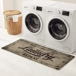 Artoid Mode Farmhouse Fun Laundry Room Decor Runner Rug, Daily Home Washhouse Area Rug Low-Profile Floor Mat Switch Mat For Indoor Outdoor 20 * 59 Inch -Generic Furniture Shop 51fxOc7A5eL. AC