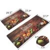 Anti Fatigue Kitchen Mat Farmhouse Kitchen Rugs Waterproof Kitchen Mats For Floor 2 Piece Set Non Slip Kithcen Rugs And Mats Spice