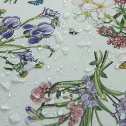 Waterproof Wildflower Floral Print Tablecloth Rectangle Table Cloth For Dinning Room 60 Inch By 84 Inch -Generic Furniture Shop 51gJXn4WkXL