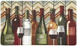 Farmhouse Kitchen Mats Cushioned Anti-Fatigue Comfort Mat For Home & Office Ergonomically Engineered Memory Foam Kitchen Rug Waterproof Non-Skid, 47" By 17",Happiness -Generic Furniture Shop 51i3e4u4llL. AC