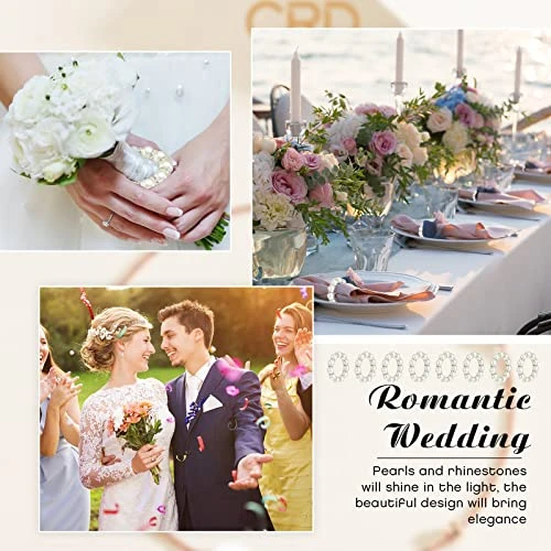 Arl Napkin Rings Set Of 24, Napkin Rings Holder Stretched Rhinestone Serviette Rings Buckle Silver Elastic Spring Beaded Napkin Rings For Weddings Reception Thanksgiving Party Banquet Table Decor 6 Arl Napkin Rings Set Of 24, Napkin Rings Holder Stretched Rhinestone Serviette Rings Buckle Silver Elastic Spring Beaded Napkin Rings For Weddings Reception Thanksgiving Party Banquet Table Decor - Image 6