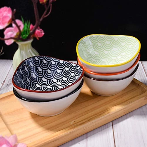 Ceramic Soy Sauce Dishes Set Of 5, Japanese Soy Dishes Dipping Bowls Sauce Cups For Dumpling Sushi 4 Ceramic Soy Sauce Dishes Set Of 5, Japanese Soy Dishes Dipping Bowls Sauce Cups For Dumpling Sushi - Image 4