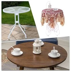 Small Square Tablecloth Pink Lace Edge Table Toppers Lace Table Cloth For Wedding Party Home Kitchen Living Room 9 Small Square Tablecloth Pink Lace Edge Table Toppers Lace Table Cloth For Wedding Party Home Kitchen Living Room -Generic Furniture Shop 51iaATm9pcL