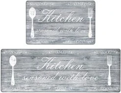 Pauwer Anti Fatigue Kitchen Mats Set Of 2 Farmhouse Kitchen Rugs Non Skid Washable, Cushioned Kitchen Floor Mats, Waterproof Memory Foam Kitchen Runner Rug Comfort Standing Mat For Kitchen Home Office -Generic Furniture Shop 51ierLGaCL. AC