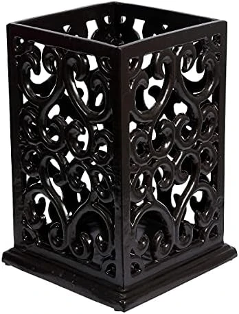 Decorative Kitchen Utensil Holder,Vintage Cooking Utensil Organizer Cast Iron Utensil Holder For Cooking Tools, Coffee Gold 6 Decorative Kitchen Utensil Holder,Vintage Cooking Utensil Organizer Cast Iron Utensil Holder For Cooking Tools, Coffee Gold - Image 6