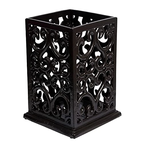 Decorative Kitchen Utensil Holder,Vintage Cooking Utensil Organizer Cast Iron Utensil Holder For Cooking Tools, Coffee Gold 1 Decorative Kitchen Utensil Holder,Vintage Cooking Utensil Organizer Cast Iron Utensil Holder For Cooking Tools, Coffee Gold