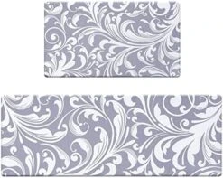 Farmhouse Kitchen Mats Sets 2 Piece Cushioned Anti-Fatigue Comfort Mat For Home & Office Ergonomically Engineered Memory Foam Kitchen Rug Waterproof Non-Skid, 30" By 17" + 47" By 17",Home -Generic Furniture Shop 51kDk6CdGuL. AC