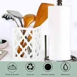 Vintage Decorative Kitchen Utensil Holder Cooking Utensil Organizer Good Gift For Cooking, White, 5.4" L X 5.4" W X7 H 11 Vintage Decorative Kitchen Utensil Holder Cooking Utensil Organizer Good Gift For Cooking, White, 5.4" L X 5.4" W X7 H -Generic Furniture Shop 51keBuH5QaL